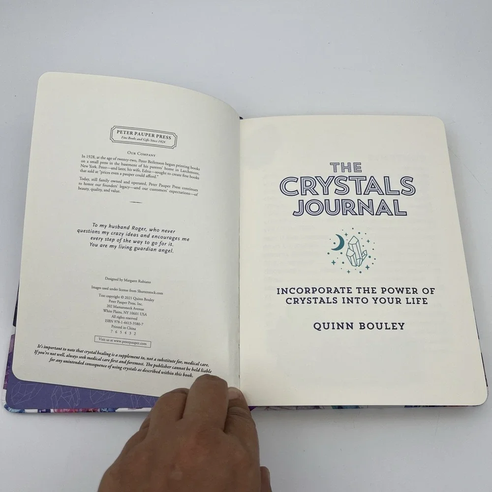 Crystals Journal : Integrate the Healing Powers of Crystals into Your Life by...
